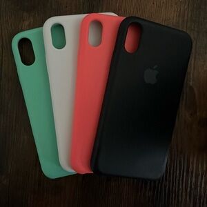 iPhone X Apple phone case bundle of 4